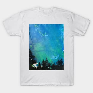 "The Aurora Spell" original painting by Margo Humphries T-Shirt